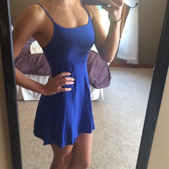 American eagle blue dress