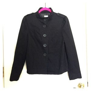 Halogen Nordstrom black military style jacket