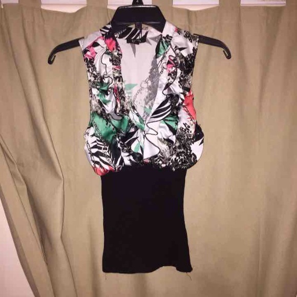 Dressy V Neck Top