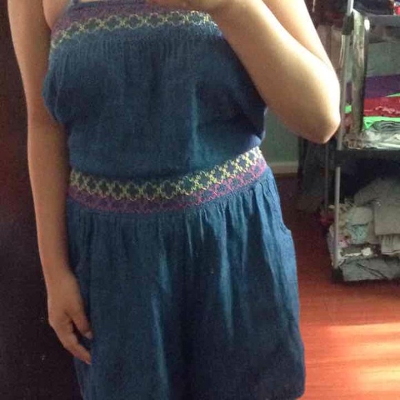 Denim romper - Picture 1 of 3