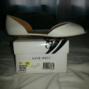 Nine West Byteme flats - White