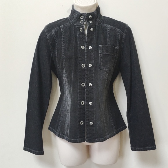 Chico's Platinum Denim Jacket
