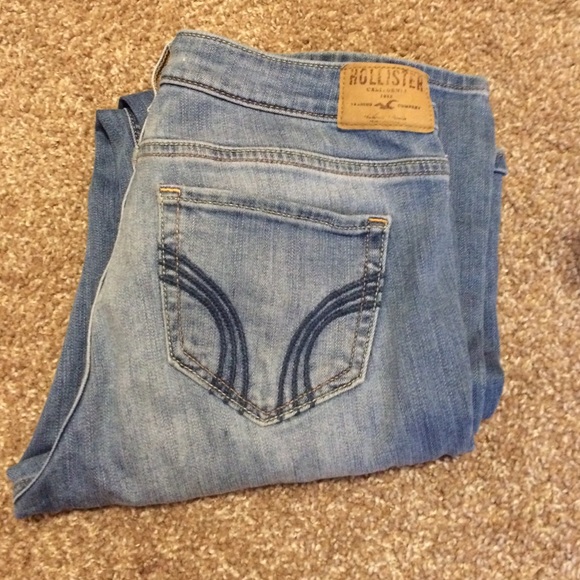 Hollister light wash Bootcut jeans