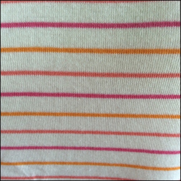 Liz Claiborne Summer Stripe Tie Front Top - Picture 4 of 4