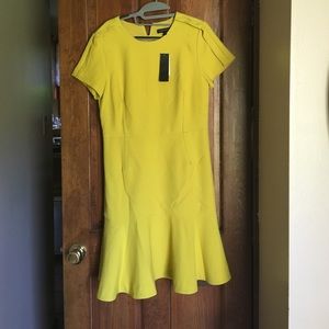 Banana republic mustard yellow dress