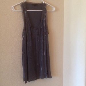 Gray jeweled tank