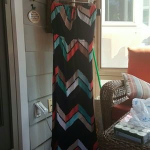 Strapless maxi sundress