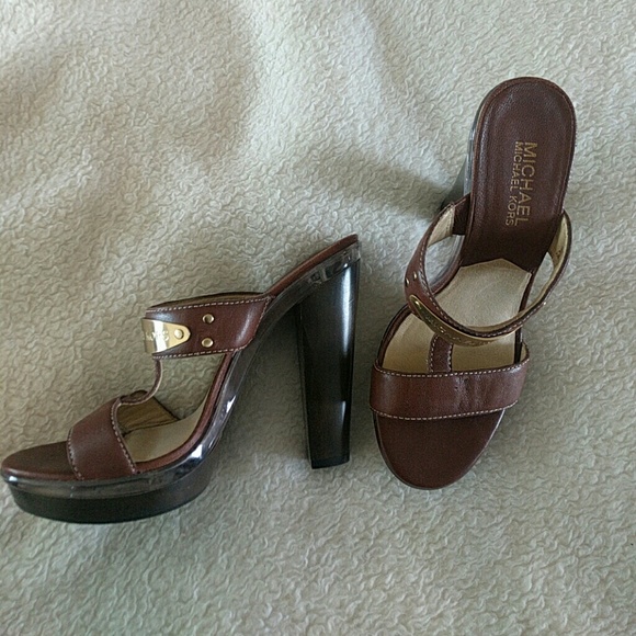 Michael Kors slip-on high heel sandals