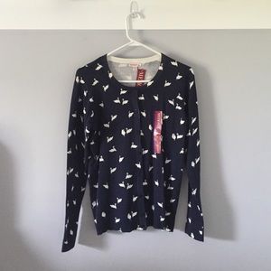 Merona - Swan Print Cardigan