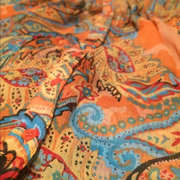 Boho Floral Bathing suit cover up