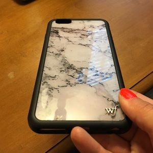 Wildflower marble phone case