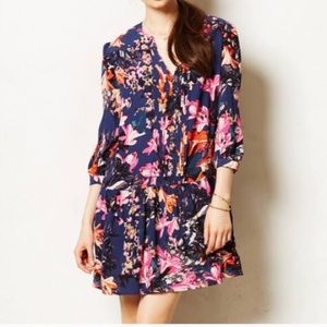 Maeve Floral Caravene Tunic Dress - Anthropologie