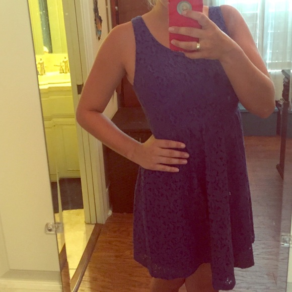 Nordstrom blue dress NWT