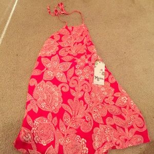 Mumu - Katy Halter Dress - Aquarius Paisley