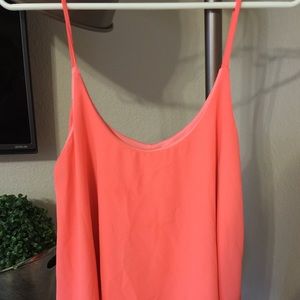 Coral flowy tank! SOLD