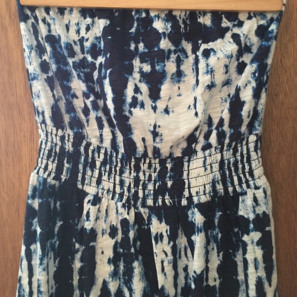 Strapless maxi
