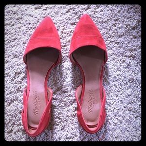 Coral pointed madewell flats