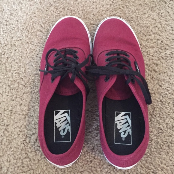 Maroon Vans