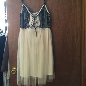 Tribal and tulle dress