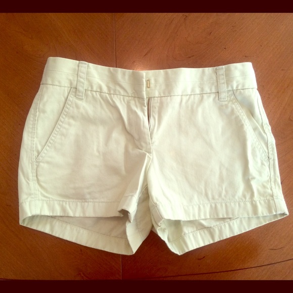 J.Crew Mint green chino shorts