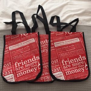 Lululemon small shopping bags - set of 3