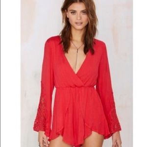 Dee Elle red romper