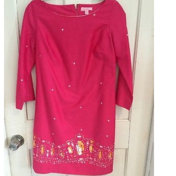 Lilly Pulitzer fools jewels in pink like new o