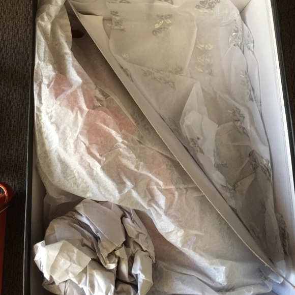 brand new tie up orange heels - Picture 3 of 4