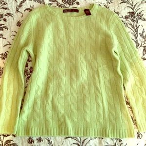 Cashmere sweater from Lord & Taylor