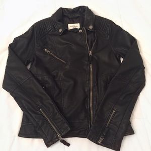 Faux leather jacket