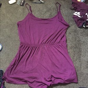 dark purple romper