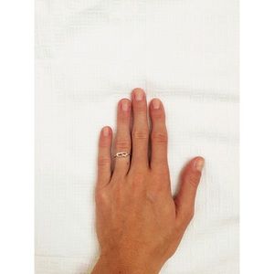 "Tie the Knot" Silver Ring