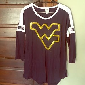 Victoria's Secret Pink WVU collegiate shirt