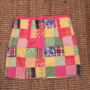 Lilly Pulitzer patchwork skirt size 6