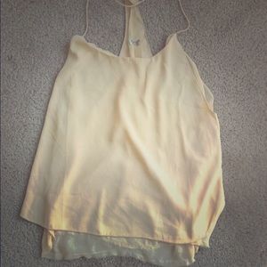 Free People top soft yellow