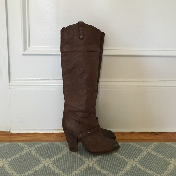 Sam Edelman Brown Heeled Boots