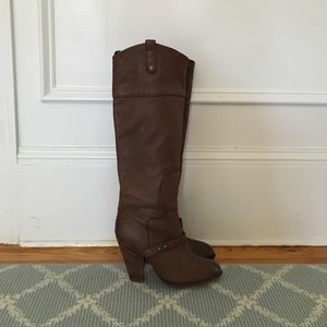 Sam Edelman Brown Heeled Boots