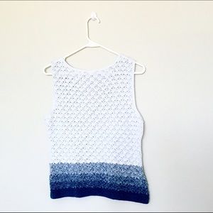 Vintage blue faded top!