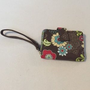 🎉 SALE 🎉 Thirty-one Brown Flower Wristlet