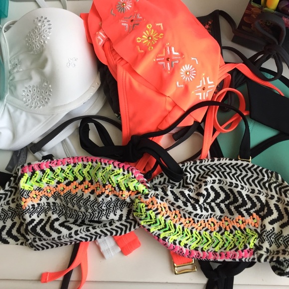 tribal bandeau bikini top