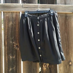 Black Button Up Skirt