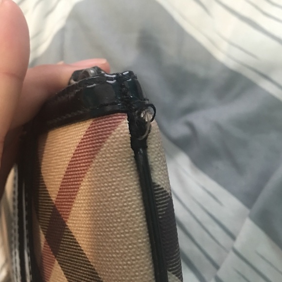 Burberry check wallet - Picture 3 of 4