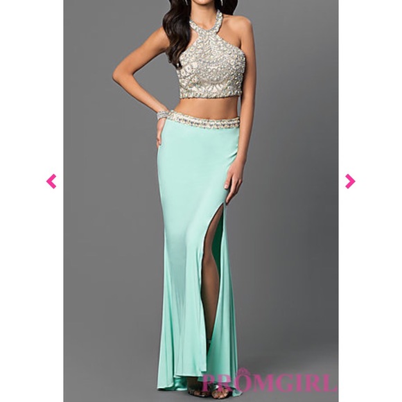 Two Piece Prom Dress - Picture 3 of 7