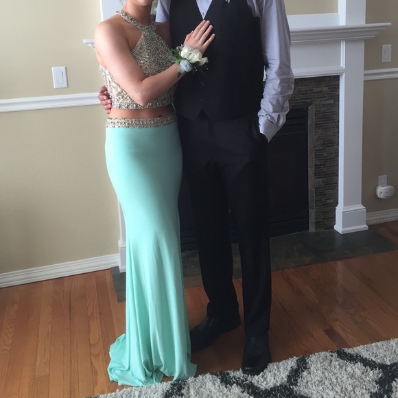 Two Piece Prom Dress - Picture 5 of 7