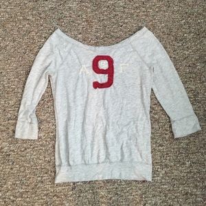 Abercrombie off the shoulder shirt