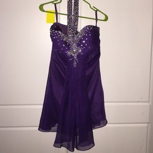 Purple Homecoming Dress