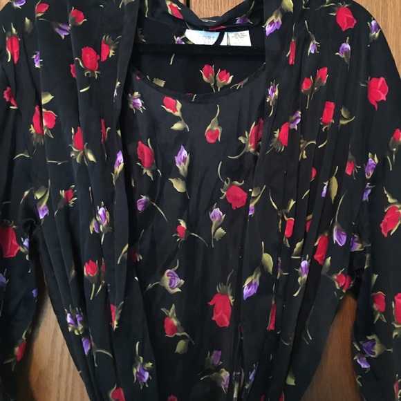 NWOT 💯silk Slip & Robe - Picture 4 of 4