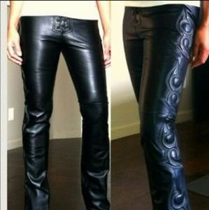 BEBE LEATHER PANTS