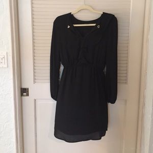 Black long sleeve dress