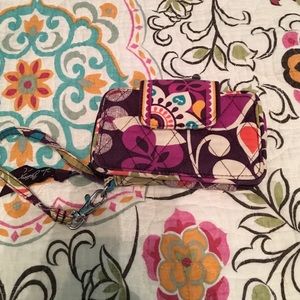 Vera Bradley phone/wallet wristlet